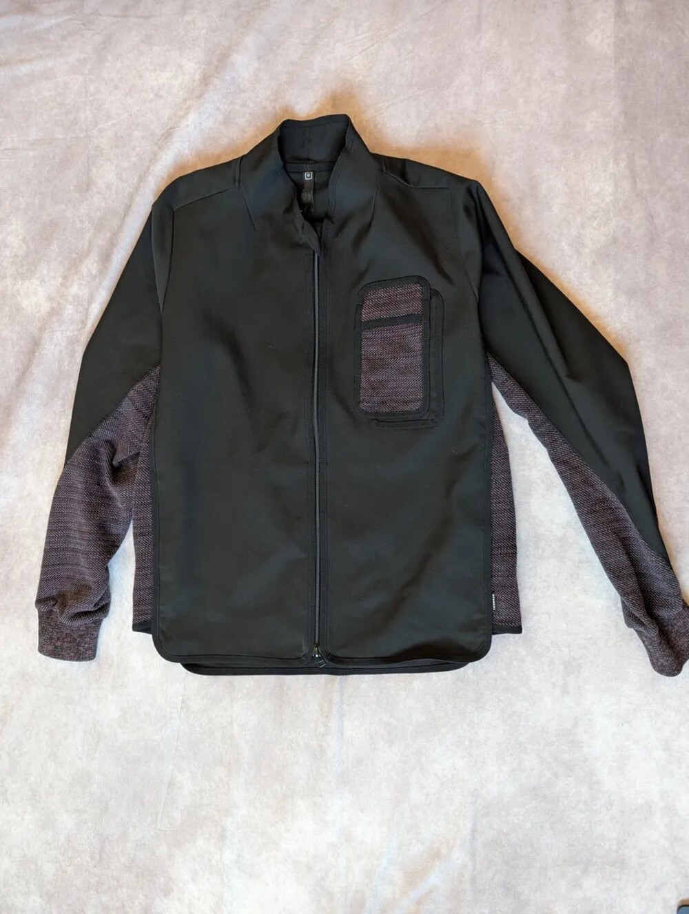 Woven Knit Hybrid Jacket